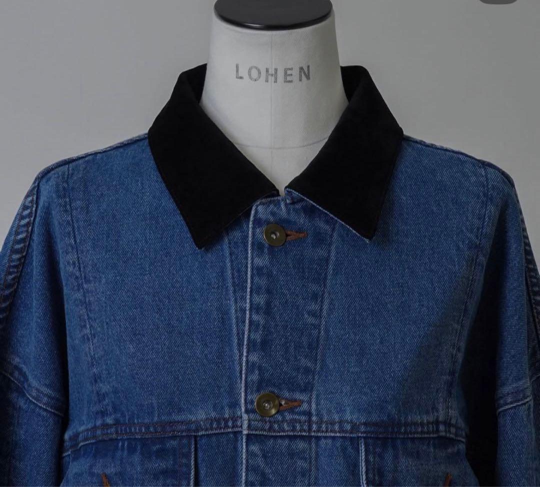【美品希少品】LOHEN デニムジャケット クロップド丈　ローヘン