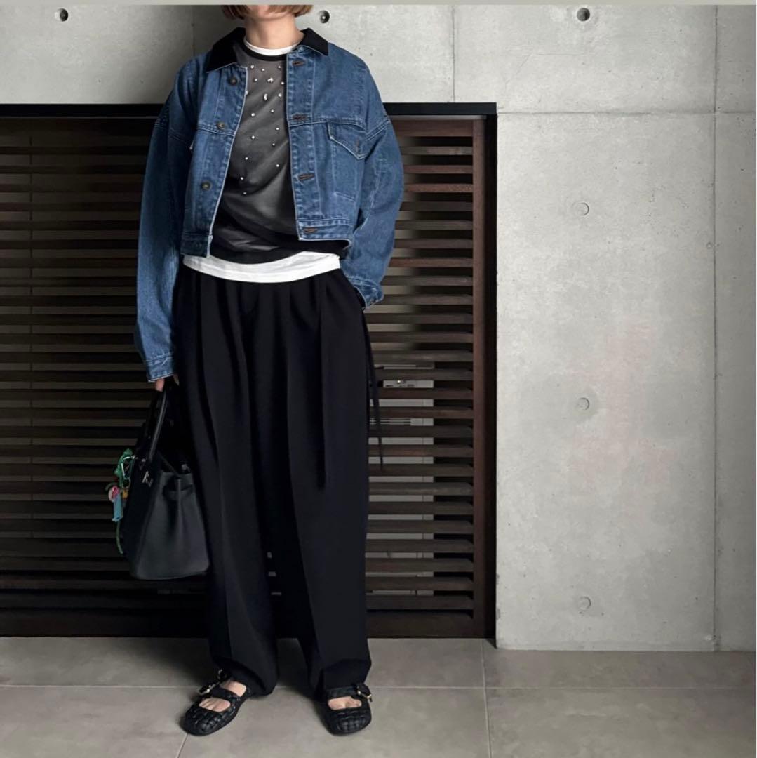 【美品希少品】LOHEN デニムジャケット クロップド丈　ローヘン