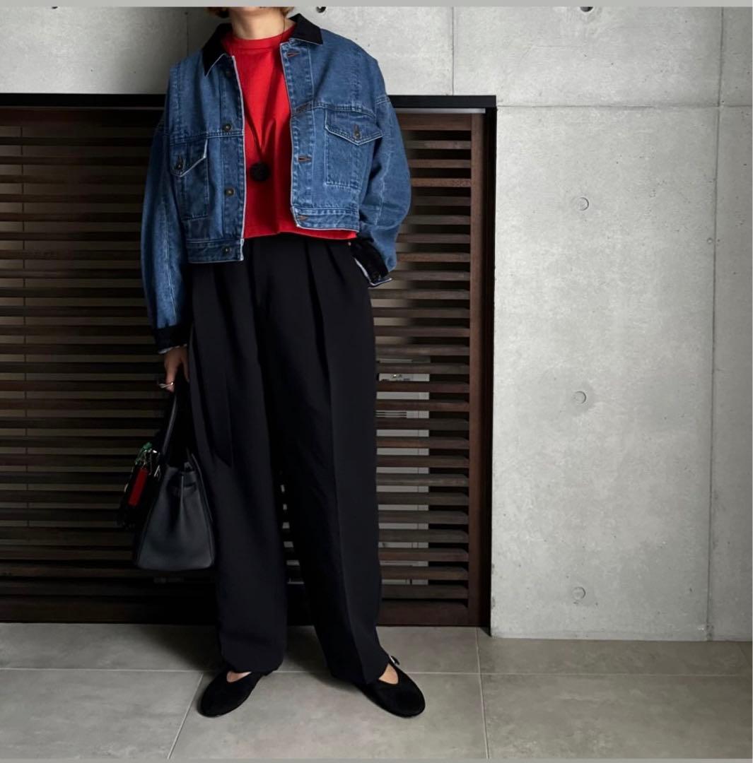 【美品希少品】LOHEN デニムジャケット クロップド丈　ローヘン