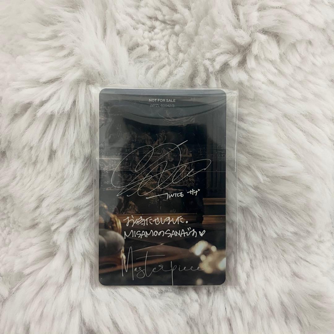 TWICE misamo masterpiece お渡し会 トレカ サナ