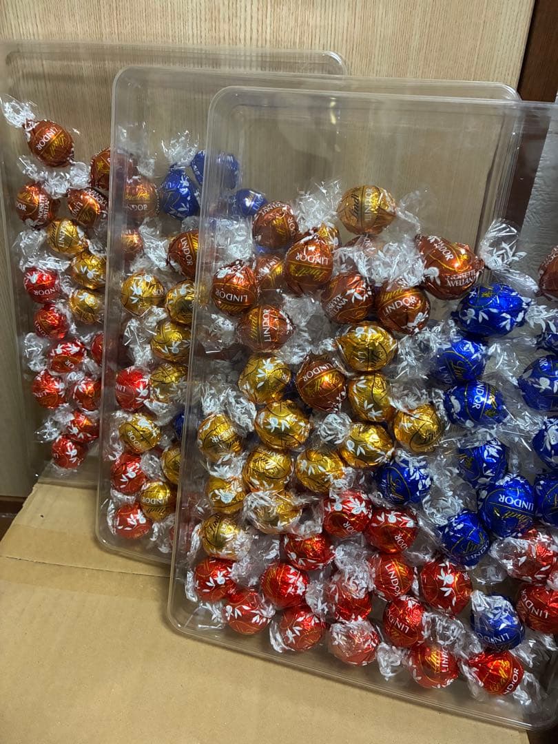 リンツ リンドール 4種アソート 敬老の日 600g 3箱