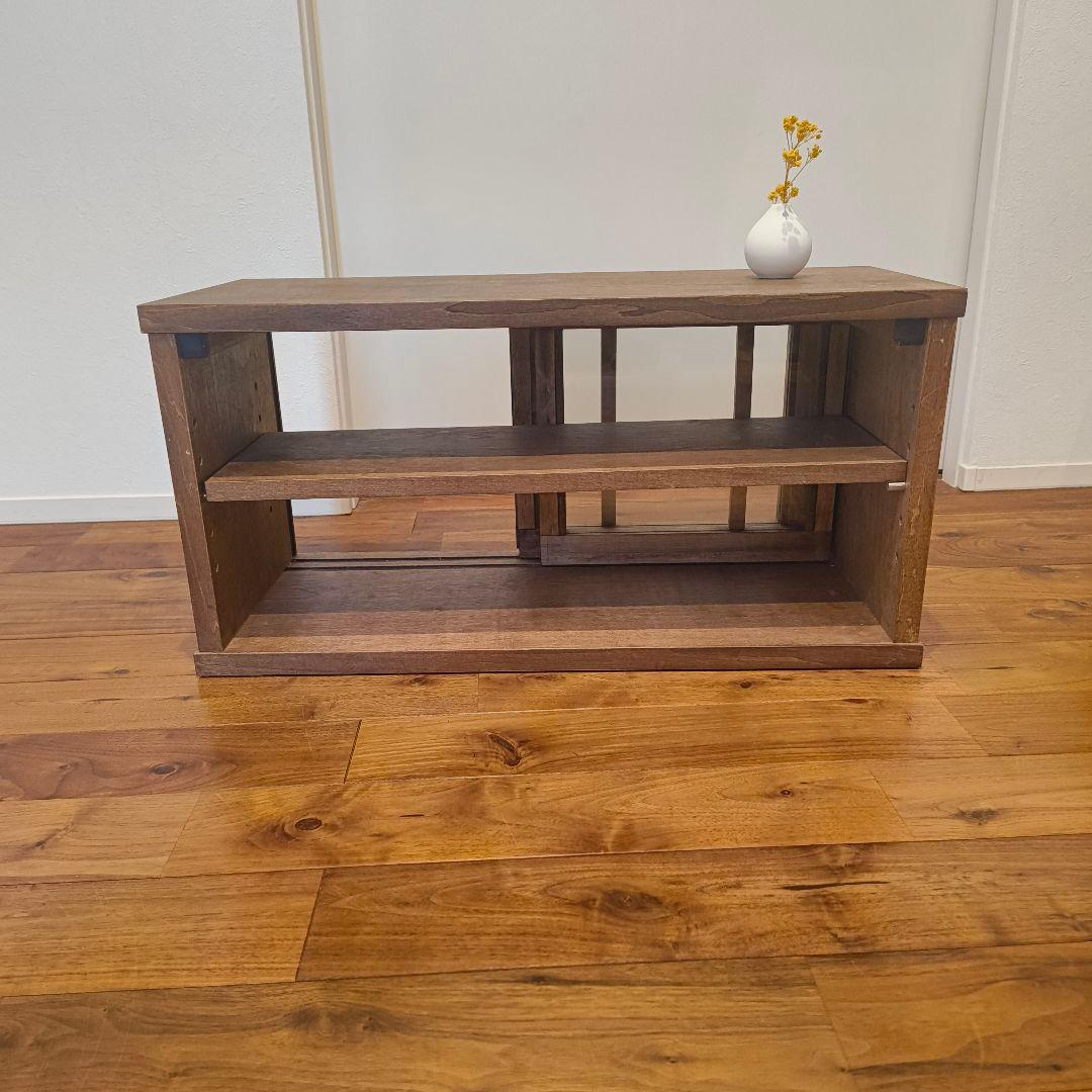 古道具ライク　水箪笥　カウンター　収納　ウォールナット　ヴィンテージ