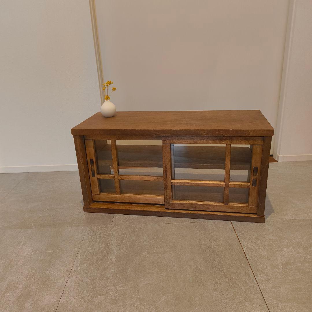 古道具ライク　水箪笥　カウンター　収納　ウォールナット　ヴィンテージ