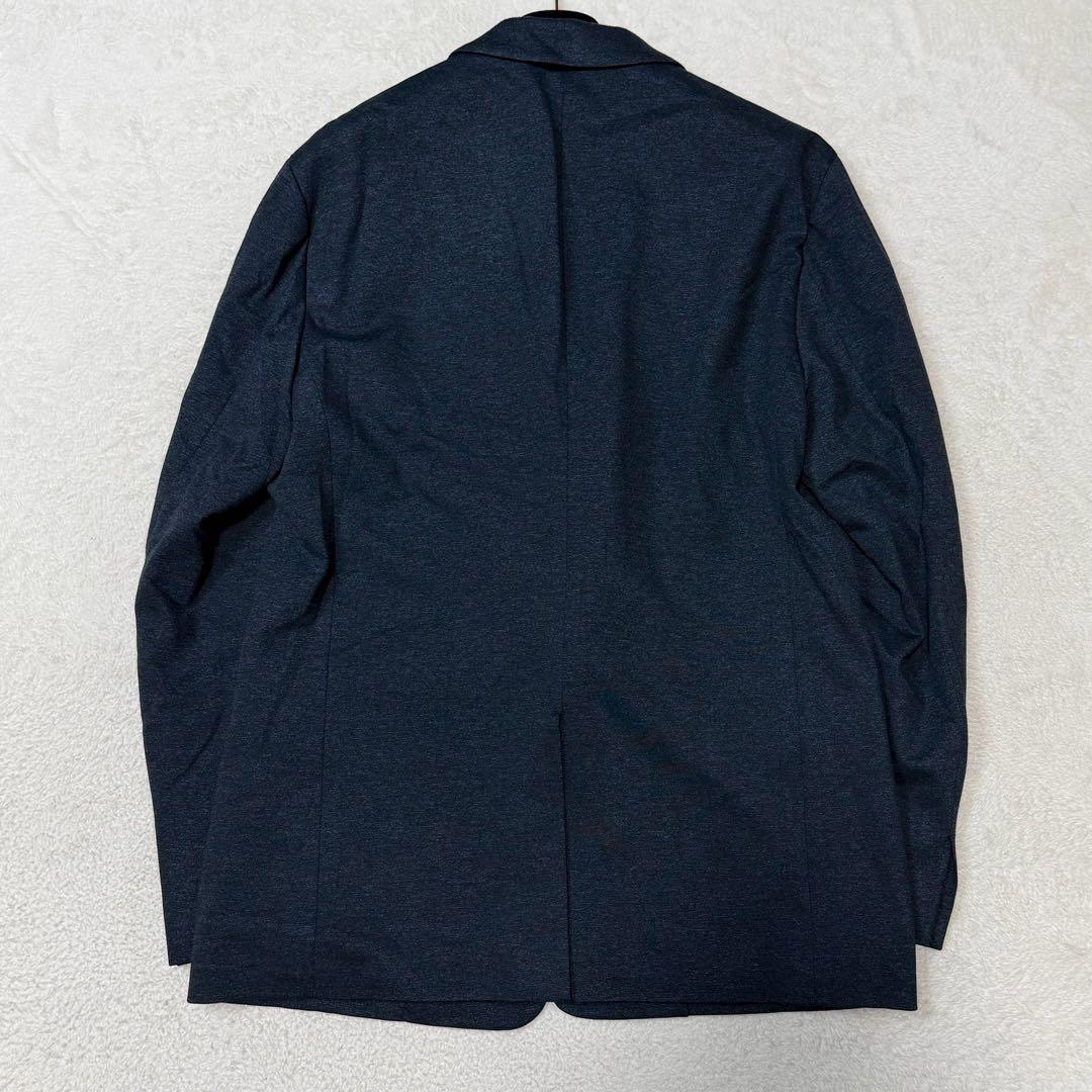 美品 XXL相当 theory スーツ セットアップ ネイビー ジャージ 紺