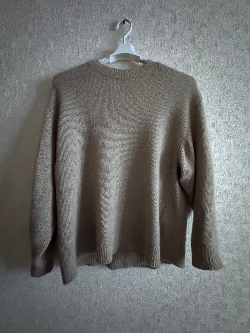 comoli 21AW カシミヤクルーネックニット