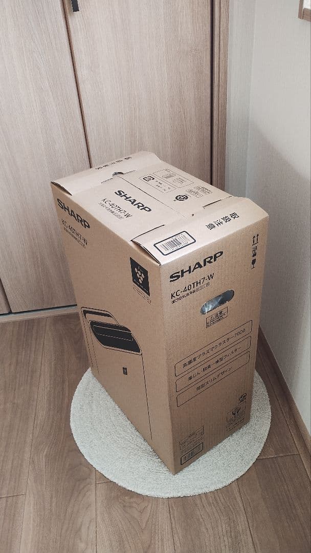 保証書付　新品未開封　SHARP 加湿空気清浄機　KC-40TH7-W