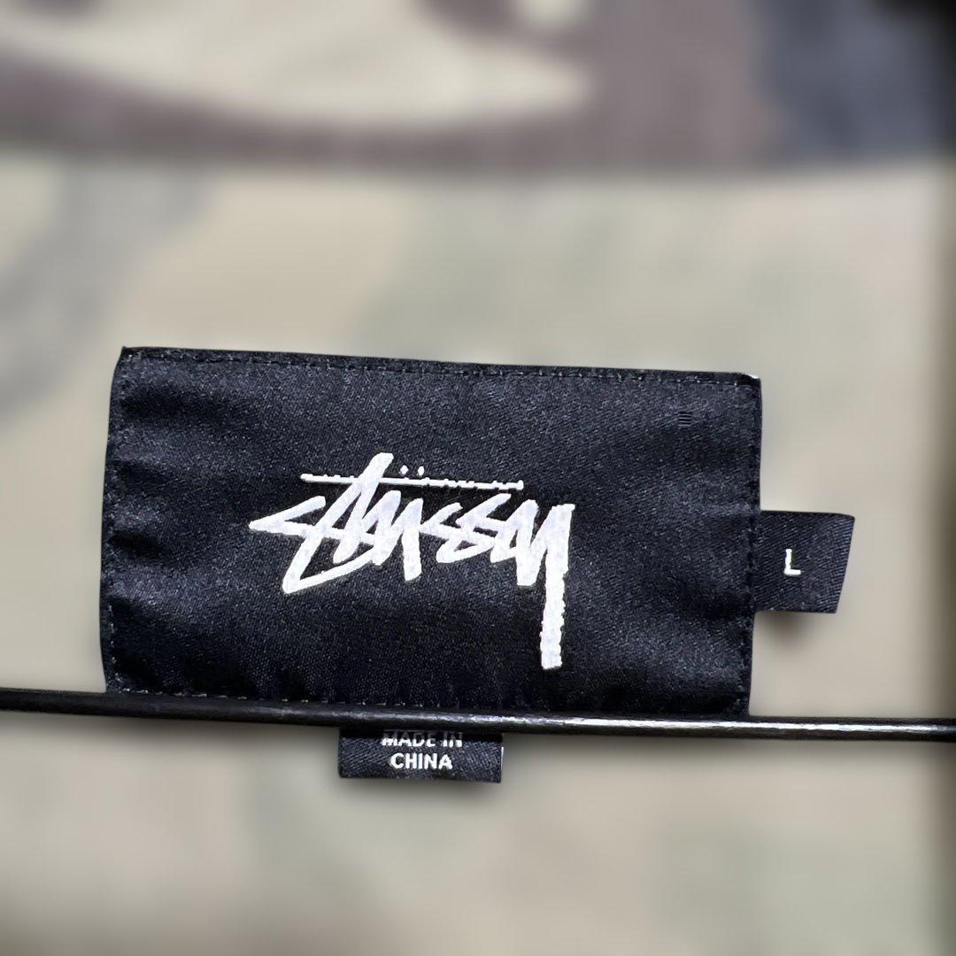 ステューシー Stussy 迷彩柄 ミリタリージャケット フラワー　緑　L