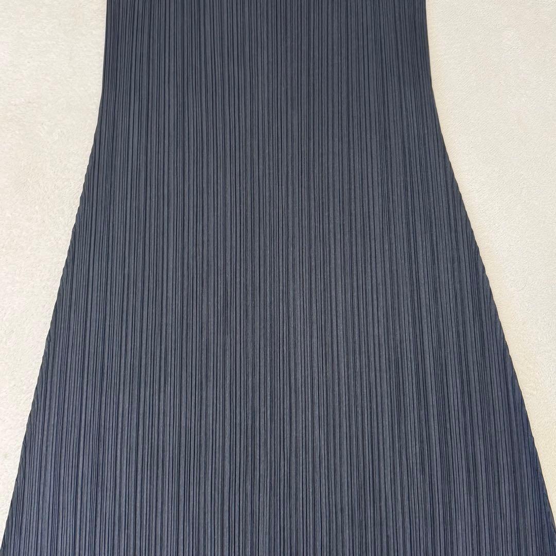 極美品✨PLEATS PLEASE プリーツ　ワンピース　ブラック　フレア