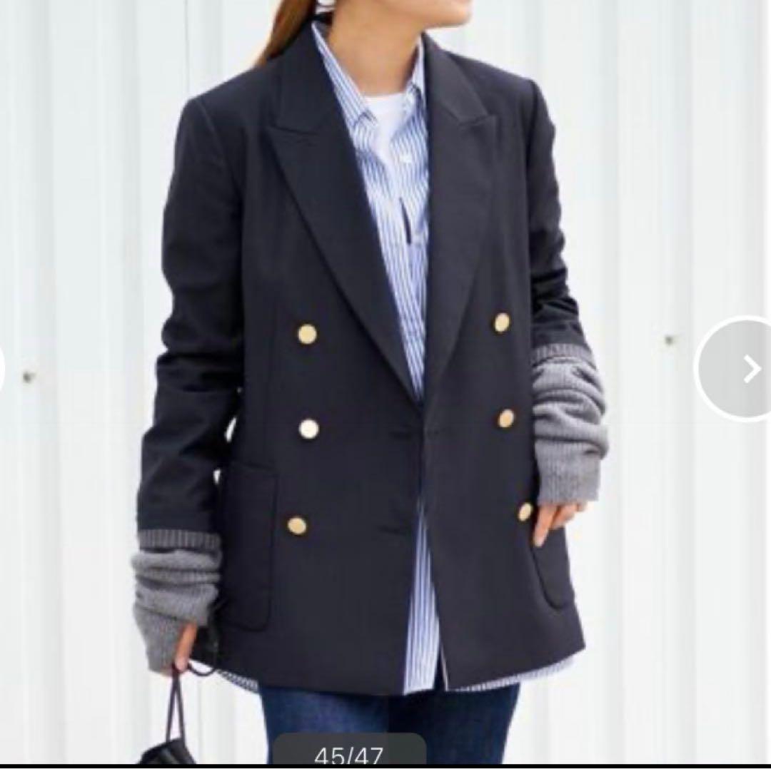 ジャーナルスタンダード ダブルフロントジャケット23AW 紺ブレ