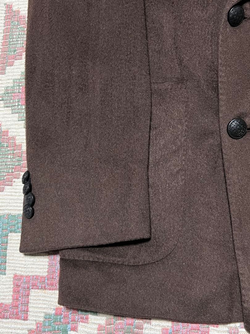 美品タリアトーレ キャメル素材ダブルジャケット50サイズ TAGLIATORE