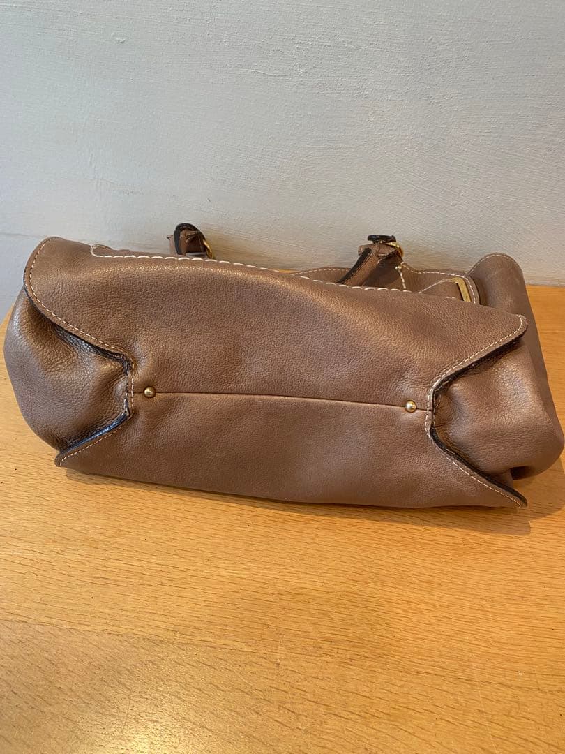 【お値下げ】希少品　ETRO エトロ　ハンドバッグ　ブラウン　ゴールド A4