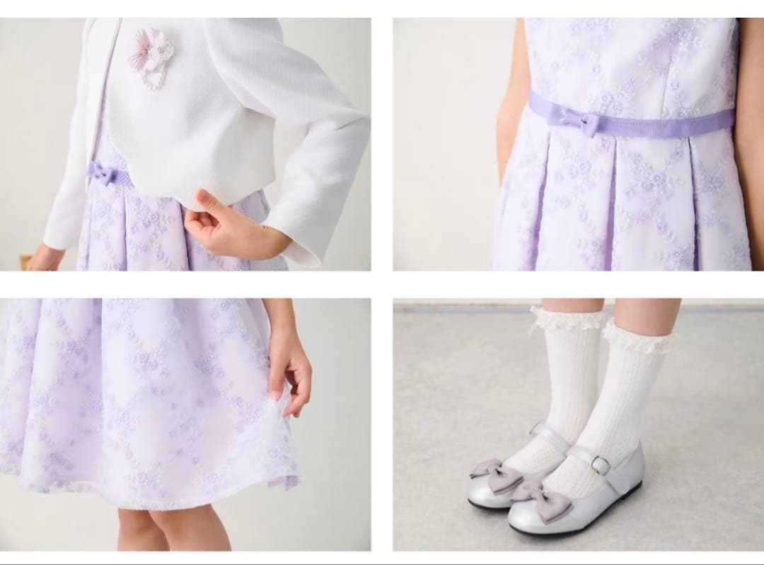 petit main フォーマルドレス 130 入学式 卒園式 セレモニードレス