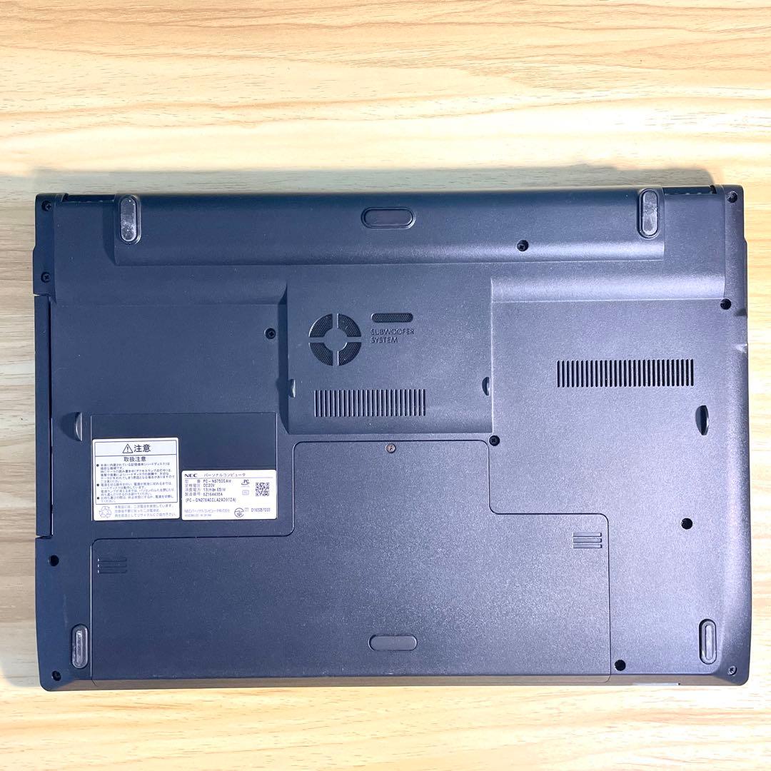 Windowsノート本体 NEC LAVIE/Corei7/16GB/SSD+HDD/Blu-ray