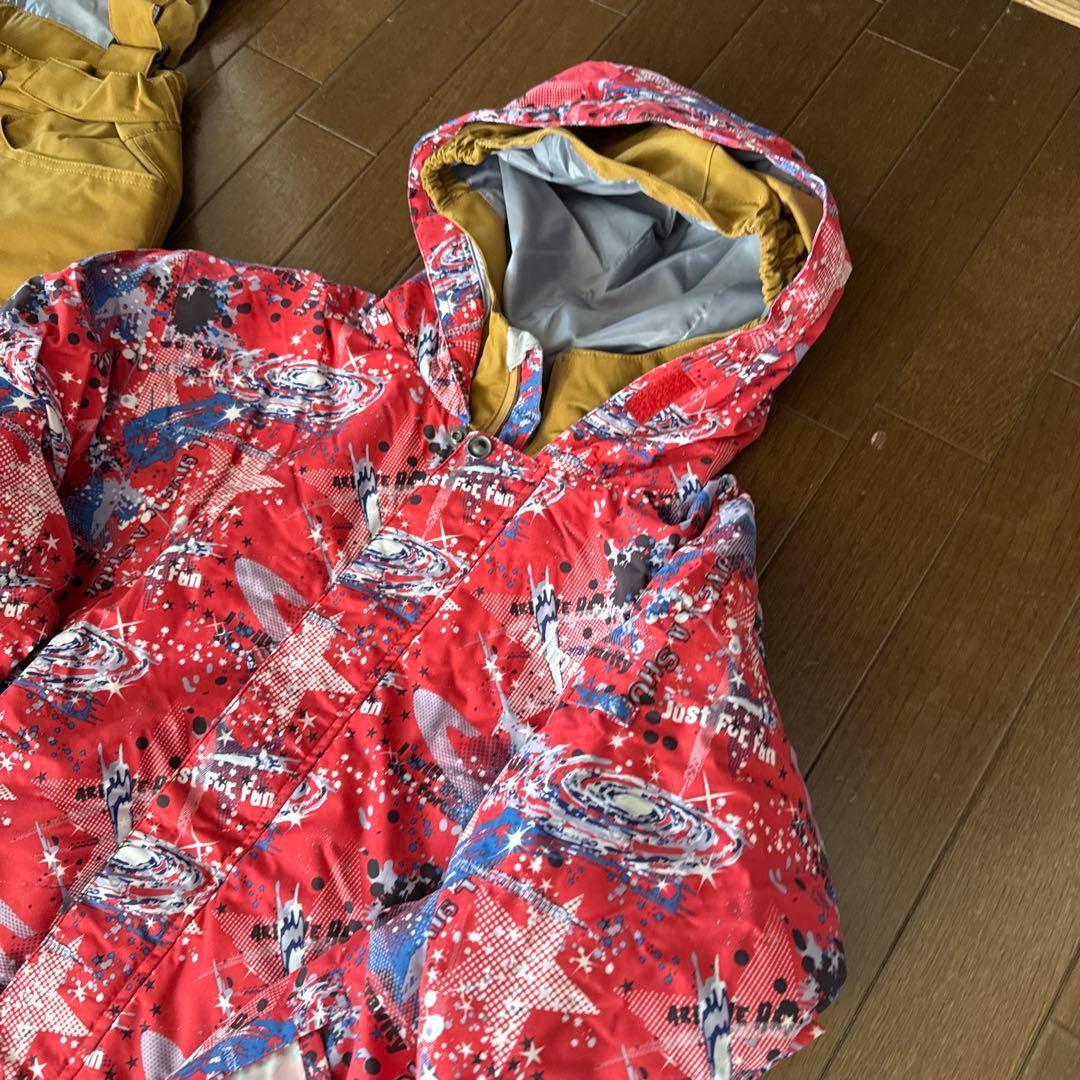 1回着用のみnima スキースノーボードウエア上下セット150㎝140 160