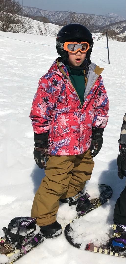 1回着用のみnima スキースノーボードウエア上下セット150㎝140 160