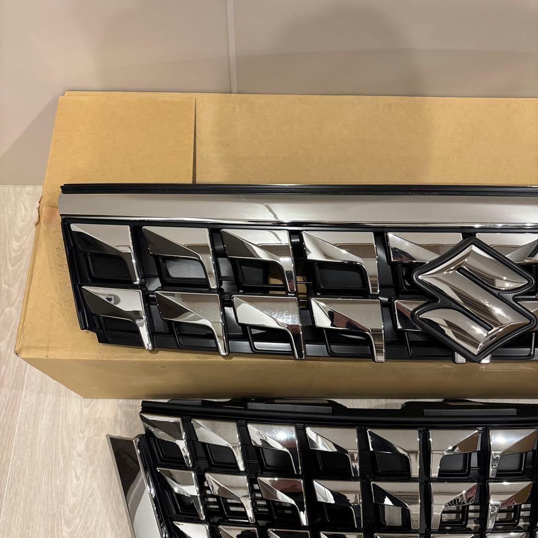 新車外しスペーシアカスタム MK53S後期 純正フロントグリルセット