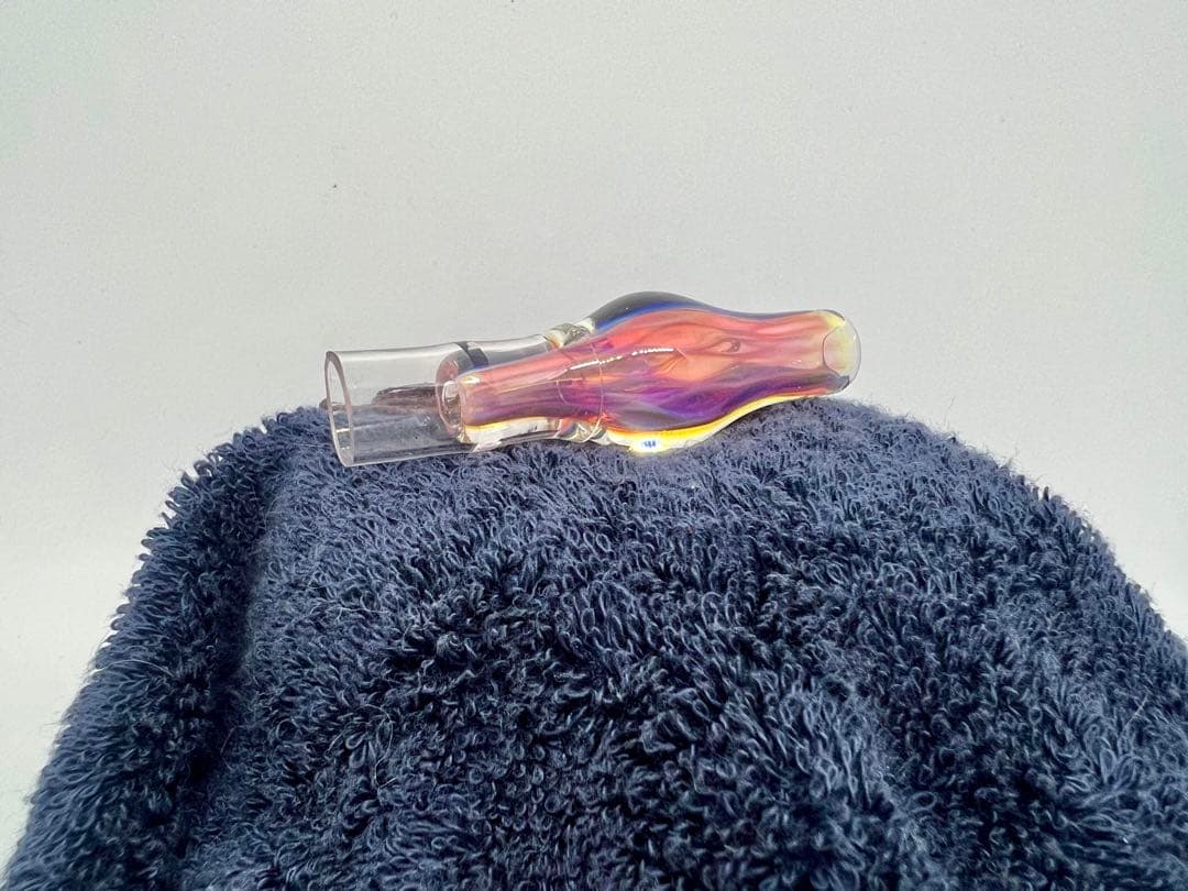 シーシャ　マウスピース　ガラス製ハンドメイド品　ファイアー