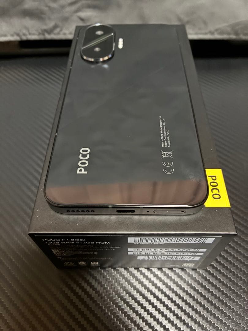 Xiaomi poco f7 ブラック　国内版　12GB/512GB