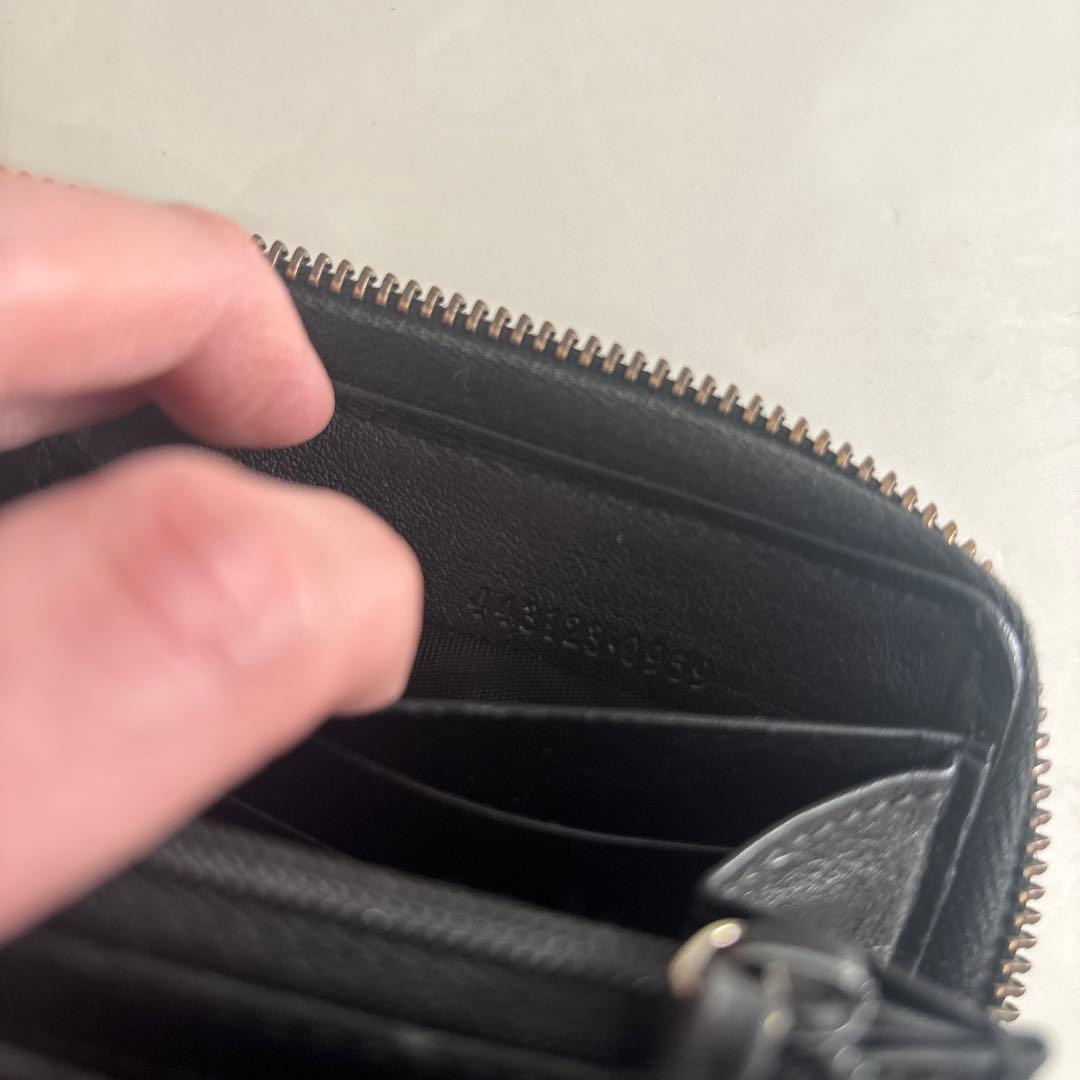 【 GUCCI グッチ 】財布 長財布 黒 ブラック キルティング