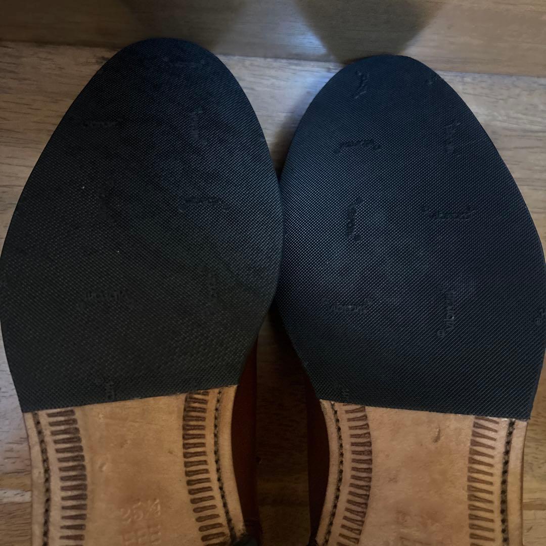 Scotch Grain ブラウン ドレスシューズ25.5 EEE日本製