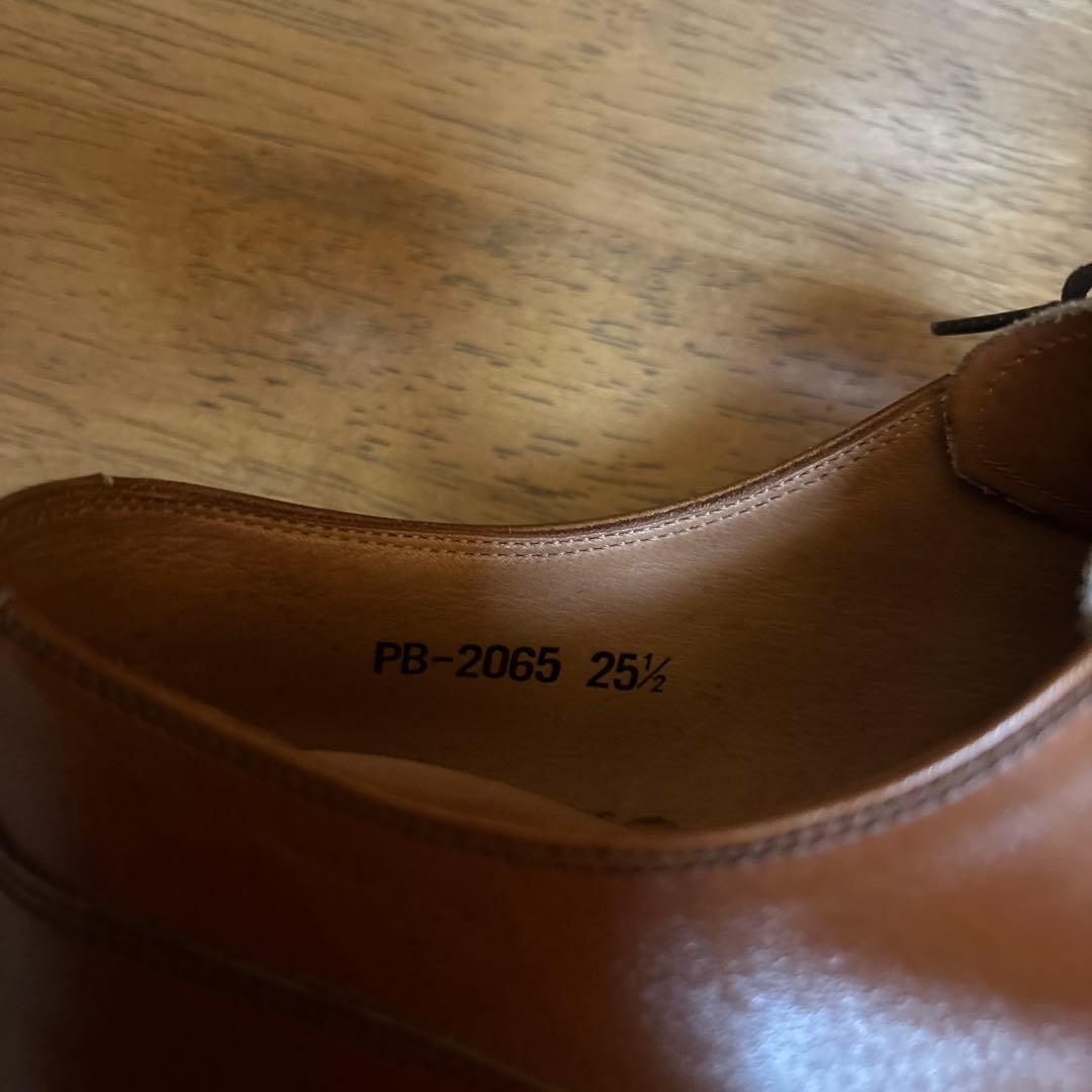 Scotch Grain ブラウン ドレスシューズ25.5 EEE日本製