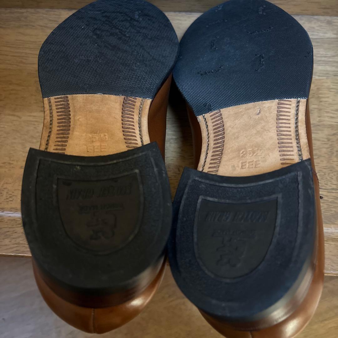 Scotch Grain ブラウン ドレスシューズ25.5 EEE日本製