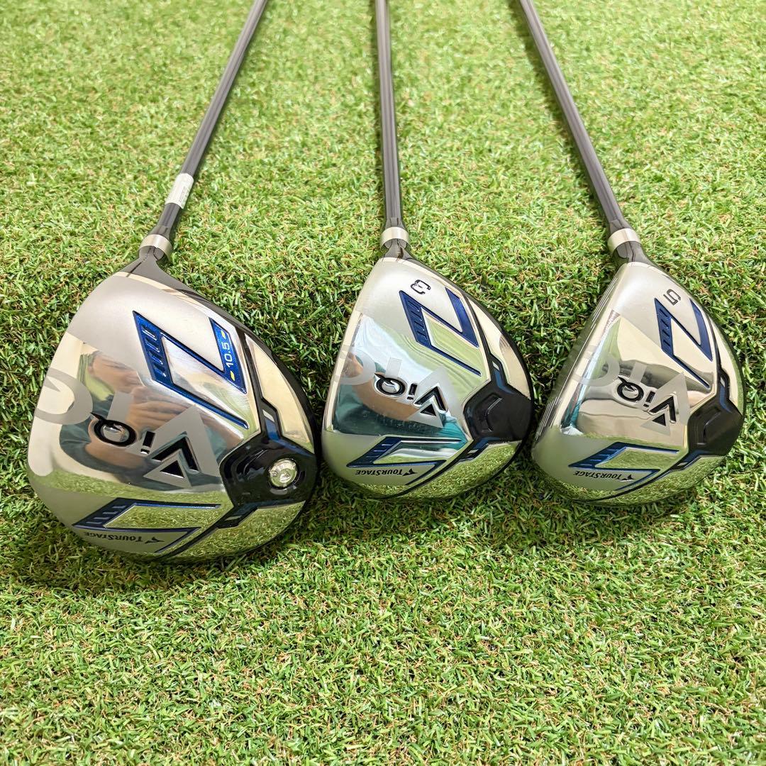 美品｜ツアーステージ　VIQ　ゴルフクラブセット　9本　現行モデル　やさしい