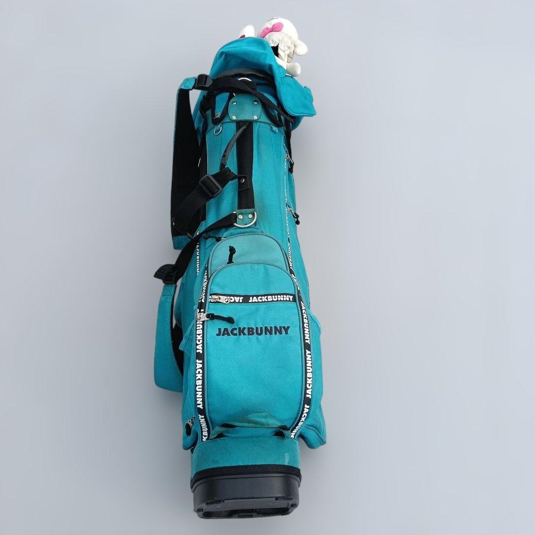 ジョニー　JACK BUNNY ターコイズ キャディバッグ