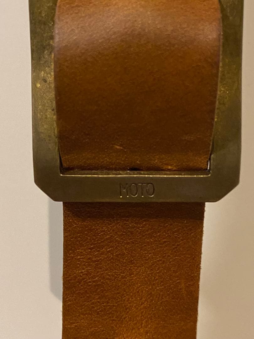 MOTOR☓TCB CHROMEXCEL LEATHER SUSPENDER