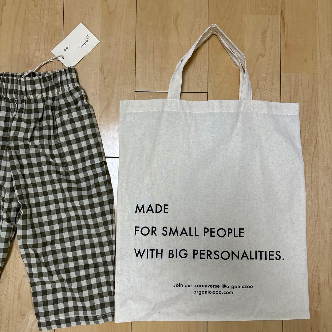 オーガニックズー　　ギンガムパンツ