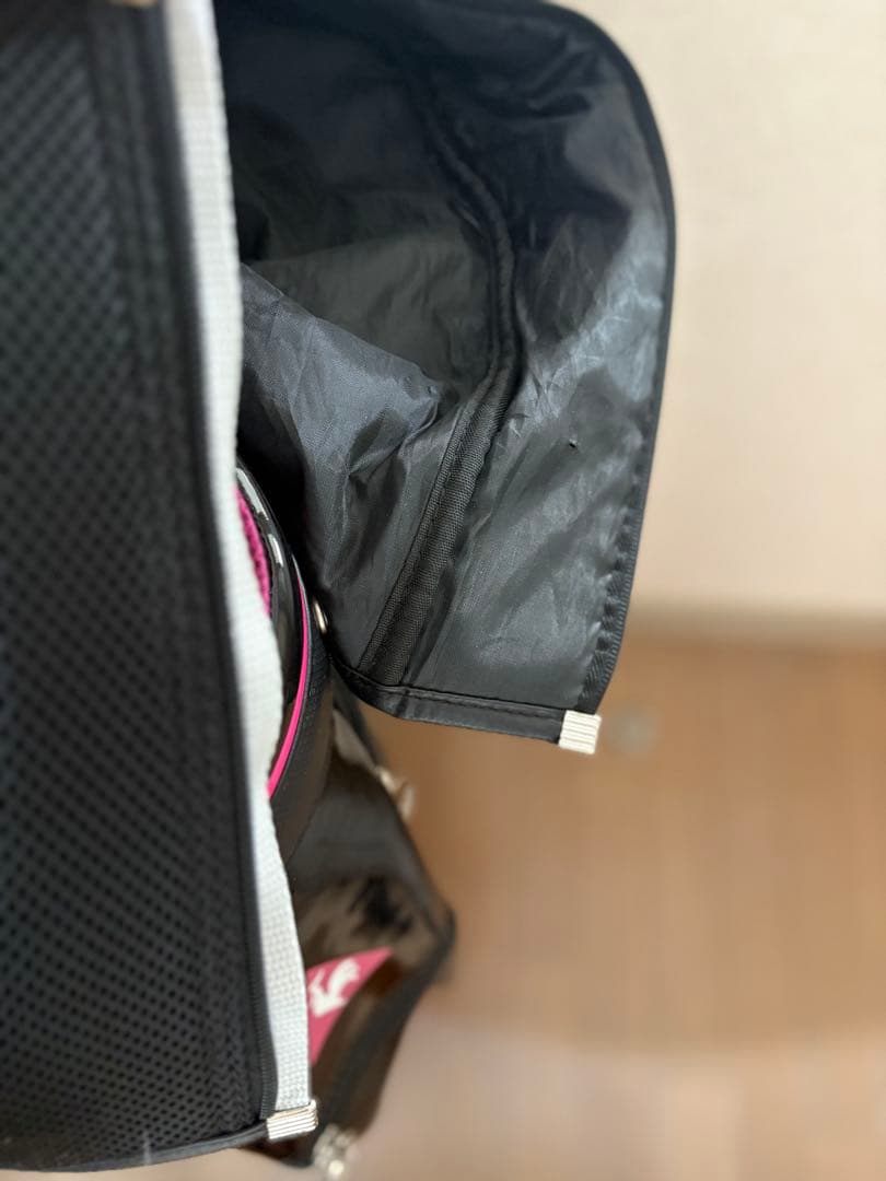 le coq sportif ゴルフバッグ ブラック ピンク