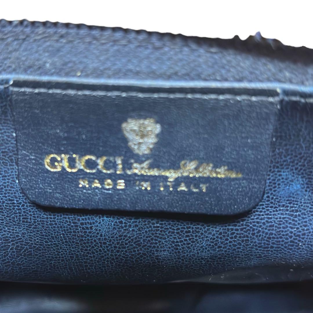 オールドグッチ シェリーライン GGスプリーム ロゴ金具 クラッチバッグ