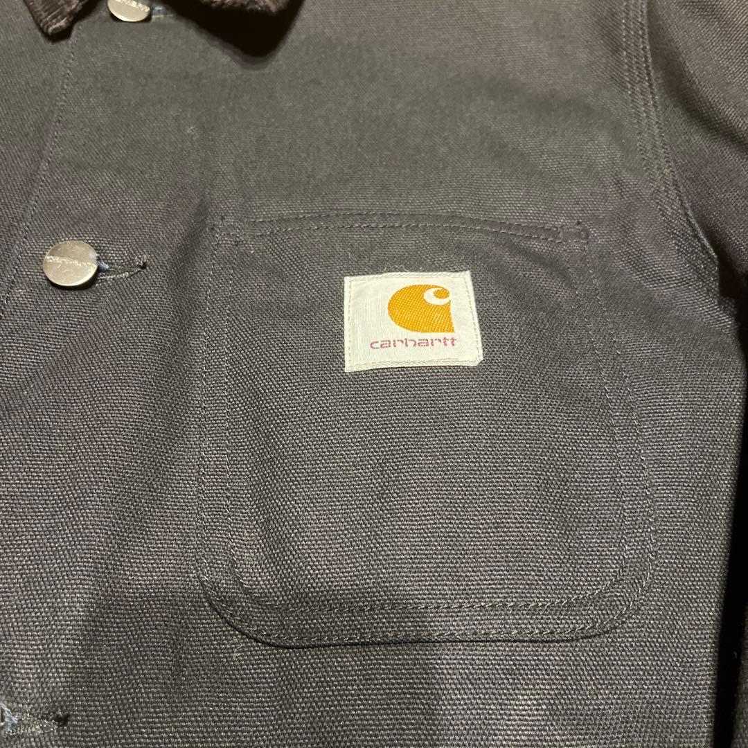 た*う様 美品 carhartt カーハート　ミシガンチョアコート 黒