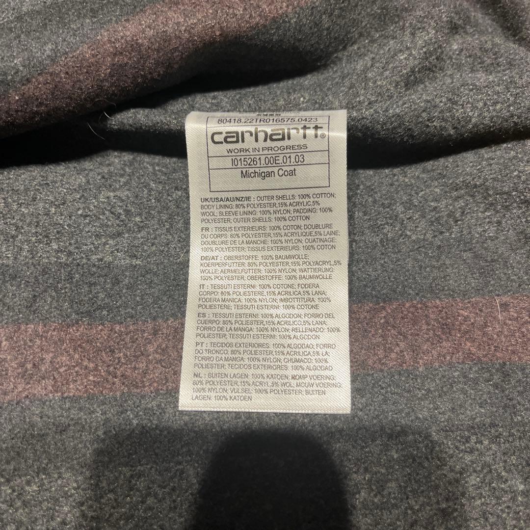 た*う様 美品 carhartt カーハート　ミシガンチョアコート 黒
