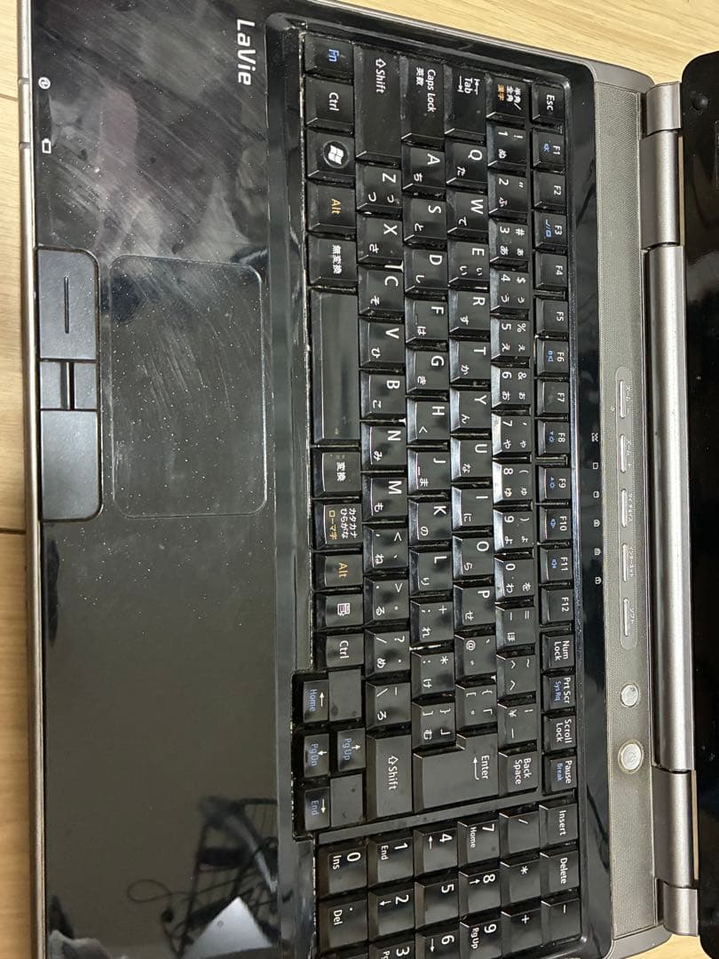 ノートPC NEC LaVie LL550/W win7 office付き