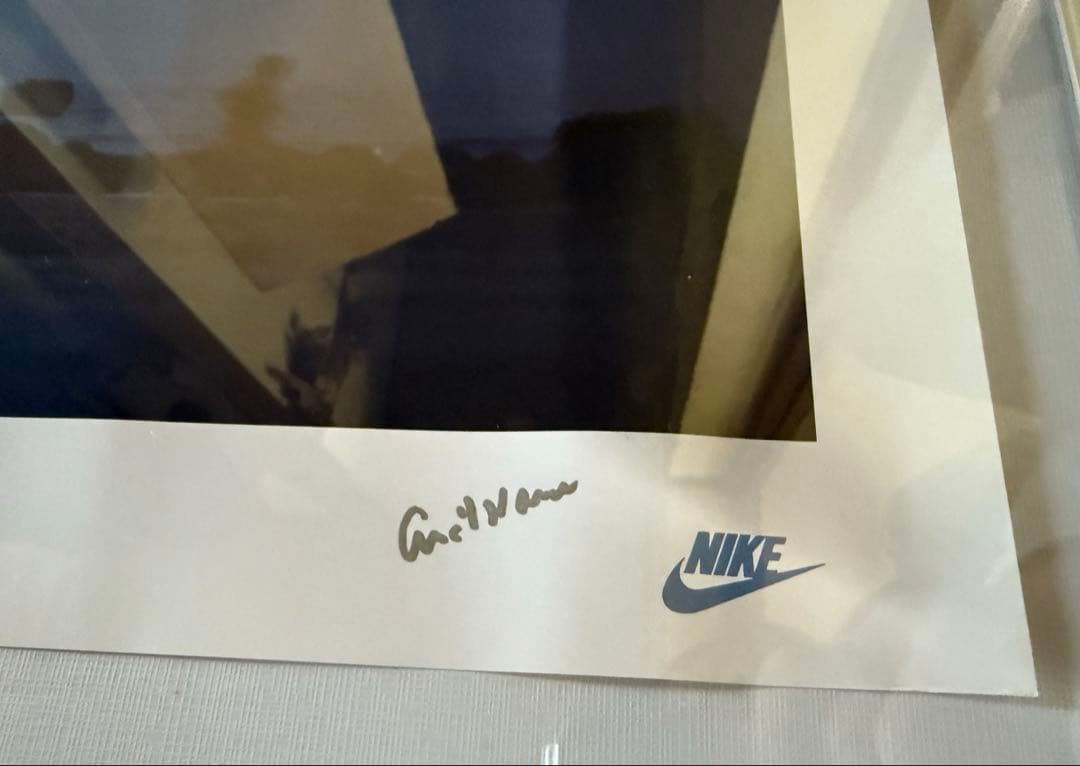 NIKE VINTEGE POSTER MOONRUNNER サイン入り　希少。