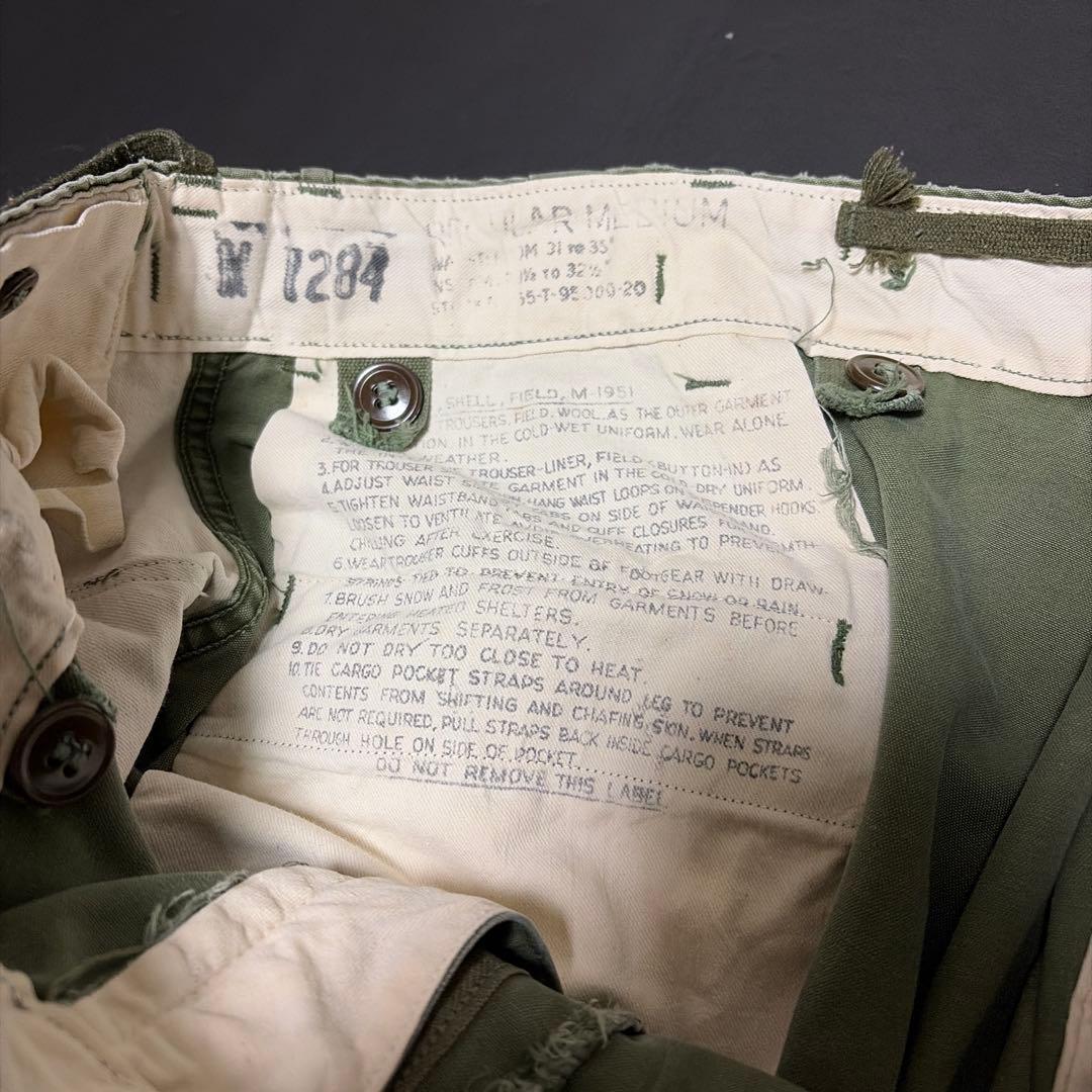 アメリカ軍 米軍 M-51 M51 カーゴパンツ 実物 WALDES 50s