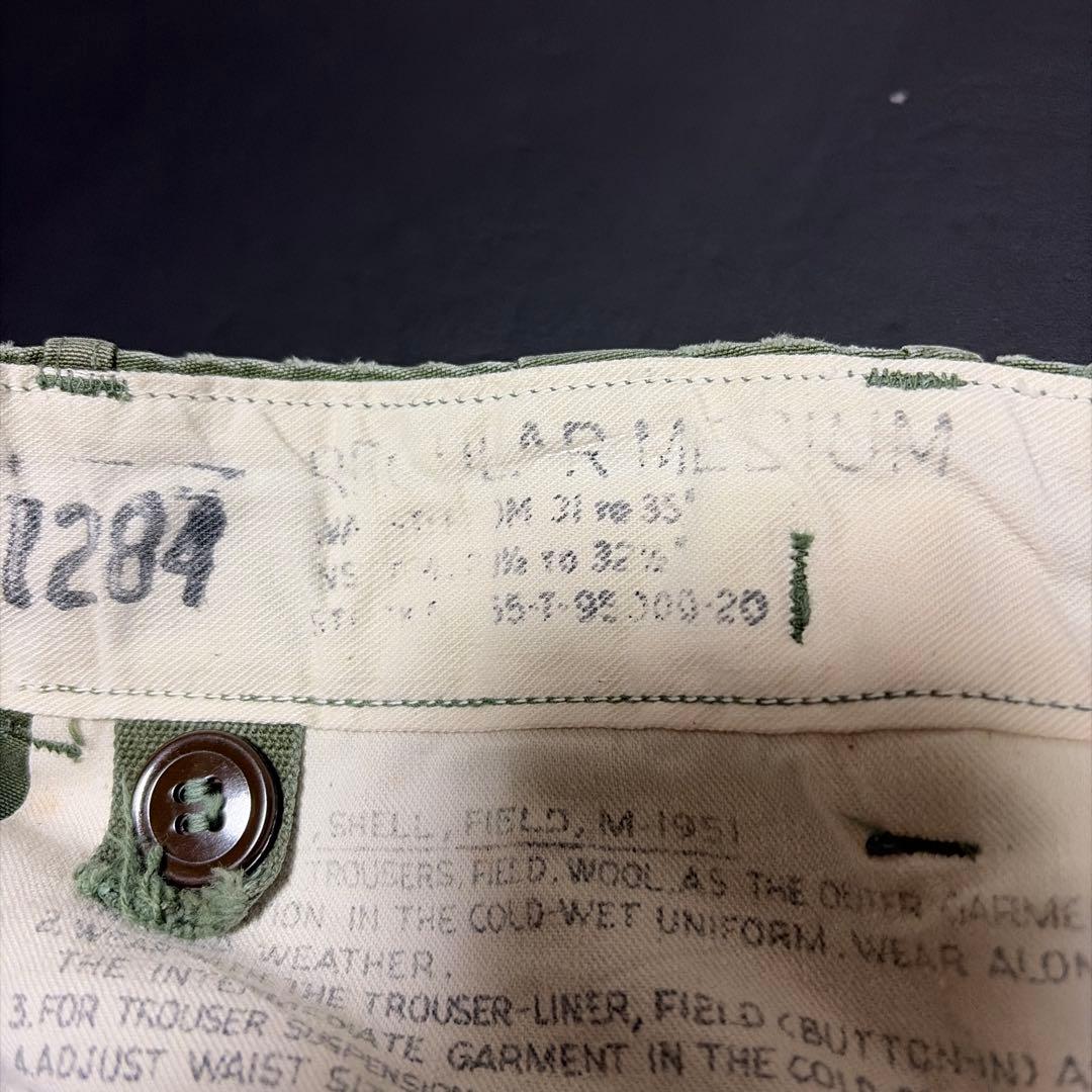 アメリカ軍 米軍 M-51 M51 カーゴパンツ 実物 WALDES 50s