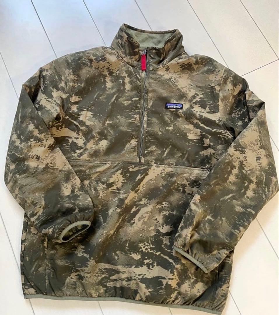 パダゴニアリバーシブルスナップＴ グリゼードプルオーバー