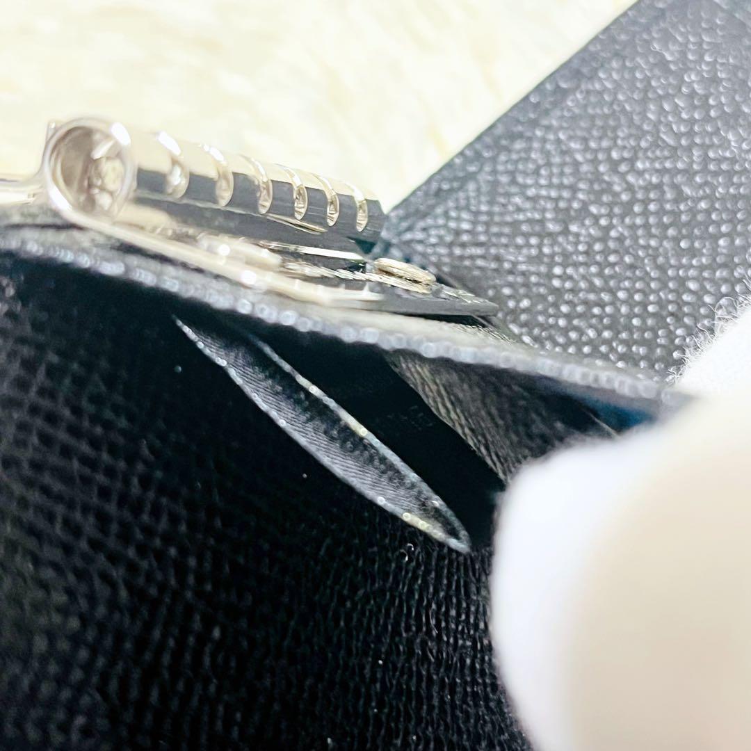 ✨極美品✨ BVLGARI キーケース レザー 6連 キーリング ブラック 男女