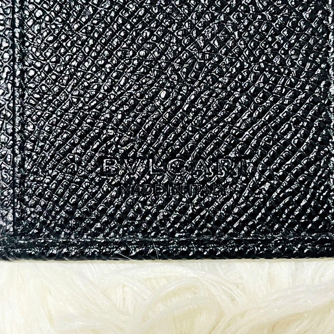 ✨極美品✨ BVLGARI キーケース レザー 6連 キーリング ブラック 男女