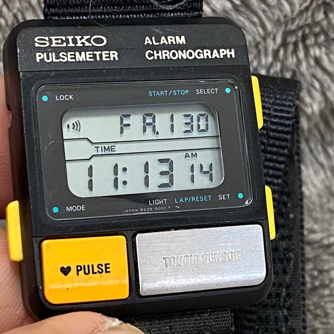 f*n様 SEIKO PULSEMETER デジタル腕時計