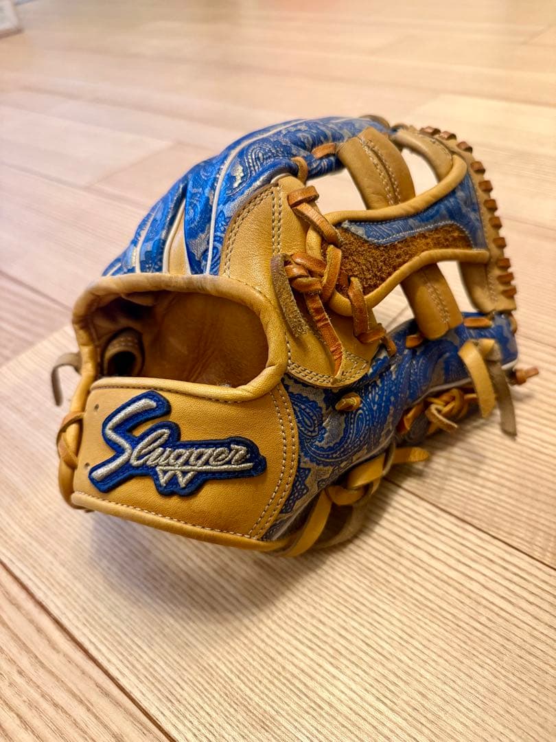 久保田スラッガー軟式グラブ　オールスター浅村仕様　ペイズリー柄