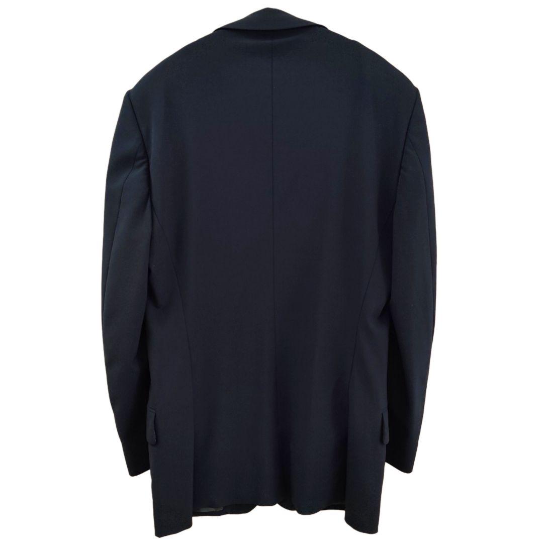 753 グッチ テーラードジャケット GG柄 ウール混合 Mサイズ程度 ブラック