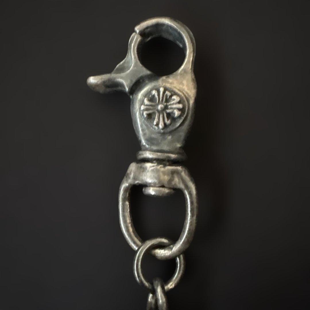 シルバー 950 ウォレットチェーン　ローラー