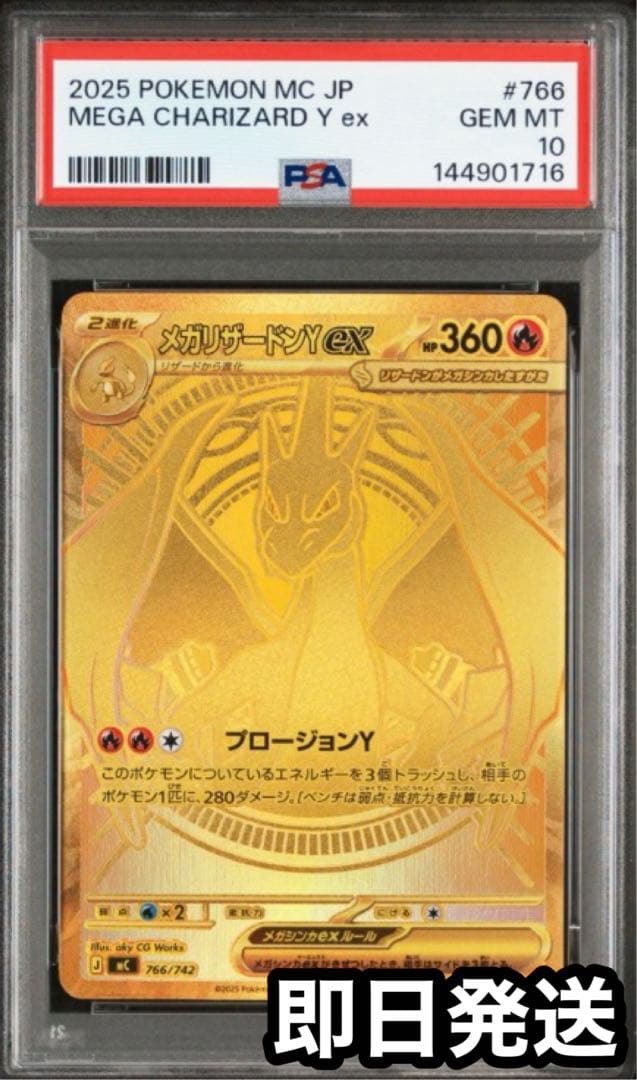R24 PSA10 メガリザードンY ex mur 1/4