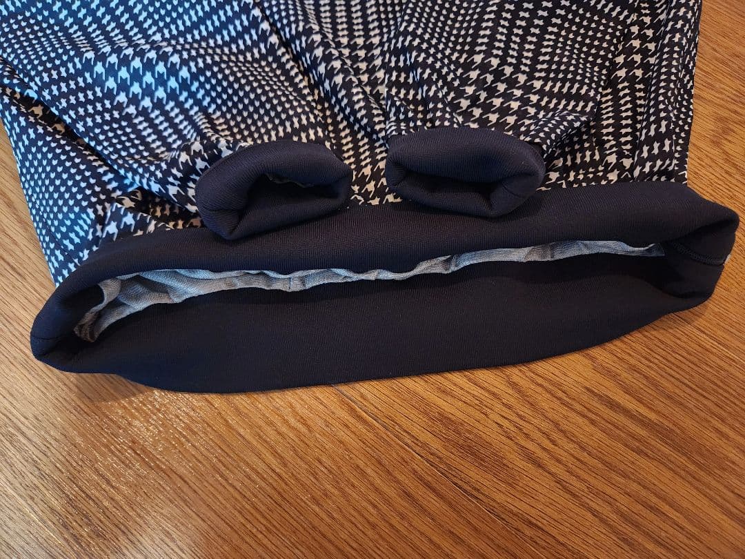 【タフレックス×サーモトロンラボジカ】パーリーゲイツ 千鳥格子柄ナイロンブルゾン