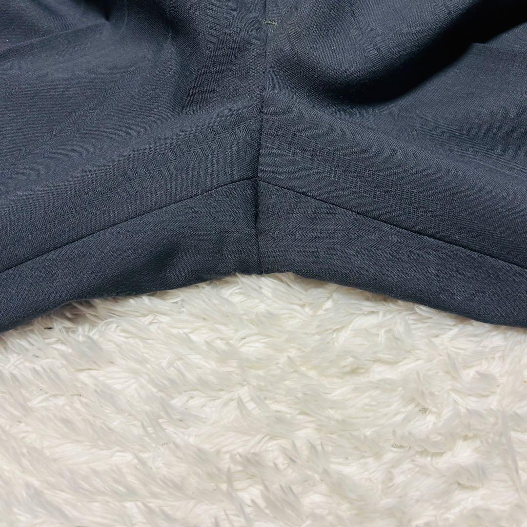 高級 GIVENCHY スーツ ダークグレー シャードチェック セットアップ L