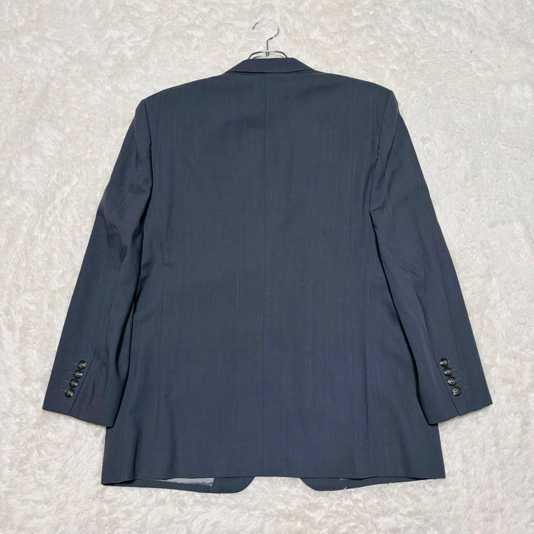 高級 GIVENCHY スーツ ダークグレー シャードチェック セットアップ L