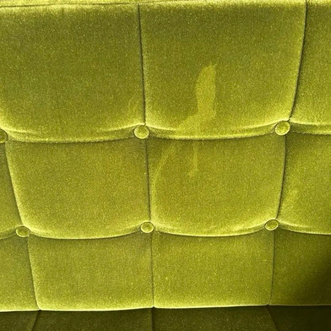 オリーブグリーン ミッドセンチュリーソファ